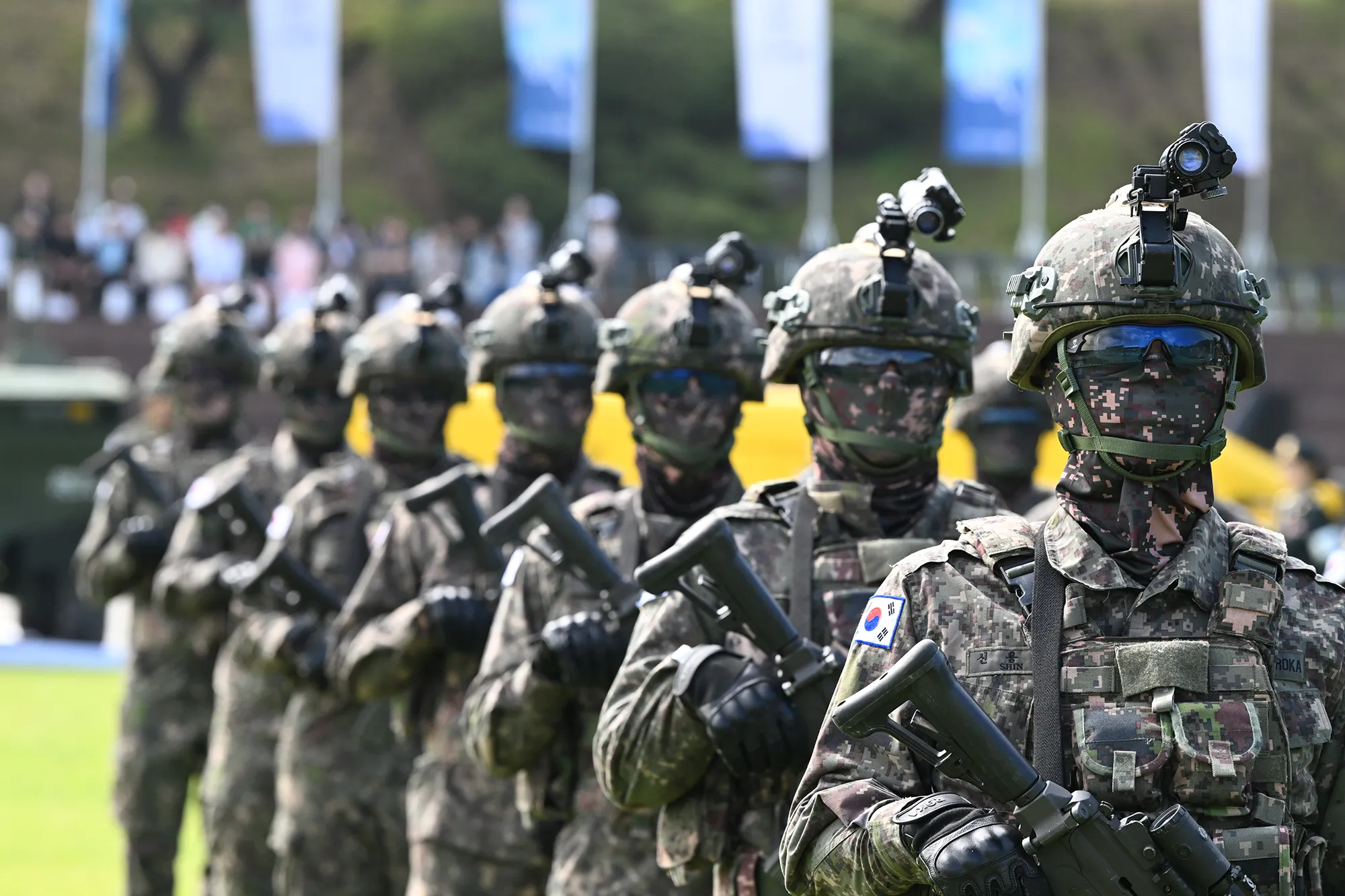 국군의날_장병, 관람객